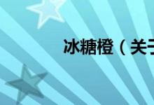 冰糖橙（關于冰糖橙的介紹）