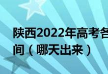 陜西2022年高考各批次征集志愿錄取結(jié)果時(shí)間（哪天出來）