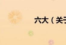 六大（關于六大的介紹）