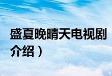 盛夏晚晴天電視?。P(guān)于盛夏晚晴天電視劇的介紹）