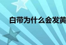 白帶為什么會發(fā)黃(白帶為什么會發(fā)黃)