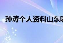 孫濤個人資料山東哪里人（孫濤個人資料）