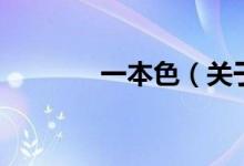 一本色（關于一本色的介紹）