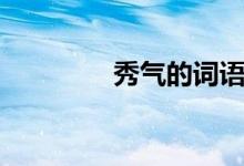 秀氣的詞語（秀氣的拼音）