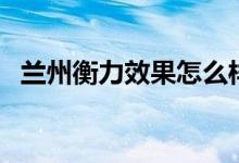 蘭州衡力效果怎么樣?。ê饬πЧ趺礃樱?class=