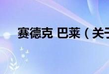 賽德克 巴萊（關于賽德克 巴萊的介紹）