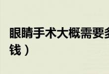 眼睛手術(shù)大概需要多少錢(qián)（眼睛手術(shù)大概多少錢(qián)）