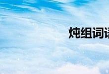 燉組詞語(yǔ)（燉組詞）