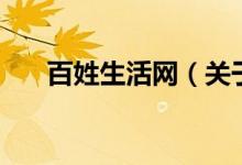 百姓生活網（關于百姓生活網的介紹）