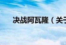 決戰(zhàn)阿瓦?。P(guān)于決戰(zhàn)阿瓦隆的介紹）
