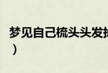 夢見自己梳頭頭發(fā)掉了一大把(夢見自己梳頭)