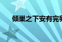 傾巢之下安有完卵的成語(傾巢之下)