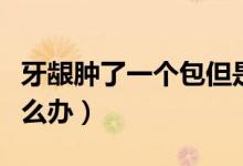 牙齦腫了一個包但是不痛（牙齦腫了一個包怎么辦）