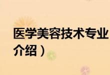 醫(yī)學美容技術(shù)專業(yè)（2022醫(yī)療美容技術(shù)專業(yè)介紹）