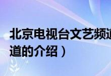 北京電視臺文藝頻道（關(guān)于北京電視臺文藝頻道的介紹）
