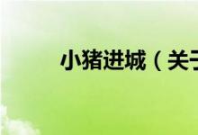 小豬進城（關(guān)于小豬進城的介紹）
