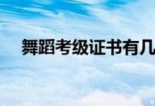 舞蹈考級(jí)證書(shū)有幾種（考級(jí)哪個(gè)最權(quán)威）