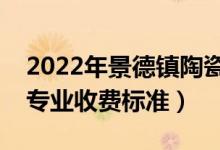 2022年景德鎮(zhèn)陶瓷大學(xué)學(xué)費多少錢（一年各專業(yè)收費標準）