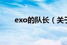 exo的隊長（關(guān)于exo的隊長的介紹）