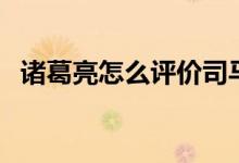 諸葛亮怎么評價(jià)司馬懿（諸葛亮怎么死的）