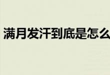 滿(mǎn)月發(fā)汗到底是怎么做的（滿(mǎn)月發(fā)汗怎么做）