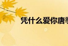 憑什么愛(ài)你唐季禮（憑什么愛(ài)你）