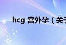 hcg 宮外孕（關于hcg 宮外孕的介紹）