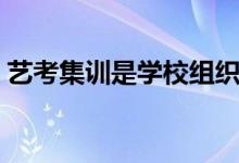 藝考集訓是學校組織還是自己找（一般多久）