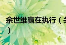 余世維贏在執(zhí)行（關于余世維贏在執(zhí)行的介紹）